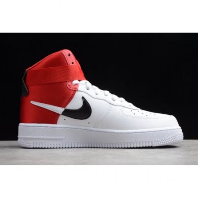 Nike Air Force 1 '07 Lv8 1ho19 Beyaz / Kırmızı / Siyah Kaykay Ayakkabı Türkiye - IDJOSD6M